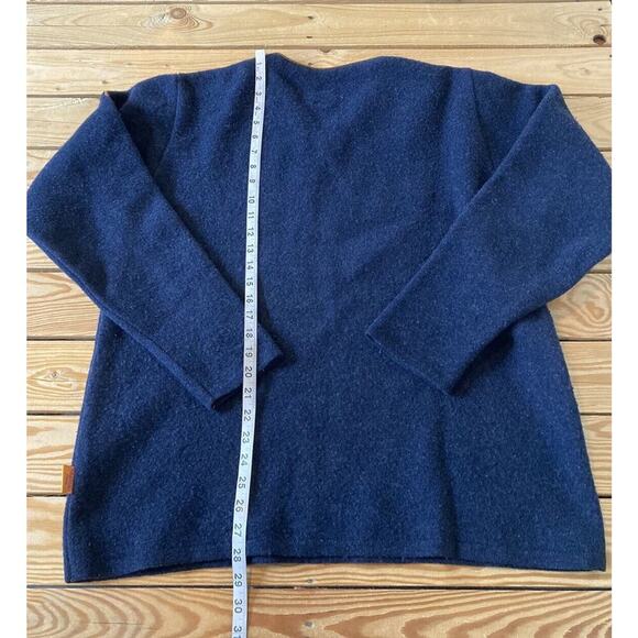 Natural Born Fleece V Neck Long Sleeve Top Size Medium Men’s Black - Picture 7 of 9